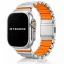 Apple Watch Force fém óraszíj /titán-narancs/ 44/45/46/49 mm