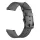 MYBANDZ Elegáns bőróraszíj /szürke - fekete csattal / 22mm