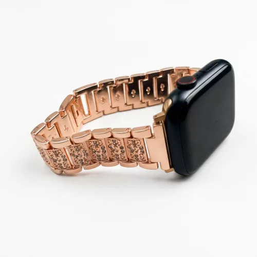 Apple Watch DIamond fém szíj / rosegold / 40/41 és 42mm