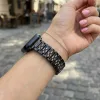 Apple Watch DIamond fém szíj / fekete / 40/41 és 42mm