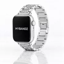 Apple Watch DIamond fém szíj / ezüst / 40/41 és 42mm