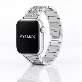 Apple Watch DIamond fém szíj / ezüst / 40/41 és 42mm