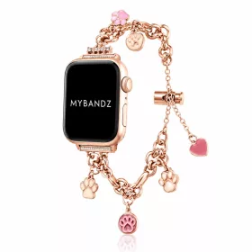 Apple Watch PawCharm fém szíj / rosegold / 40/41 és 42mm