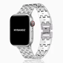 Apple Watch CrossLink fém szíj / ezüst / 40/41 és 42mm