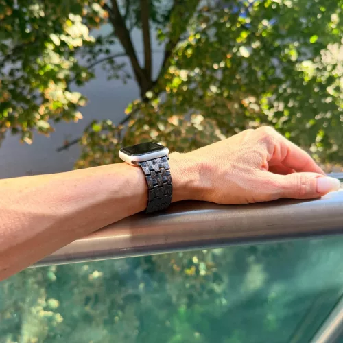 Apple Watch CrossLink fém szíj / fekete/ 40/41 és 42mm