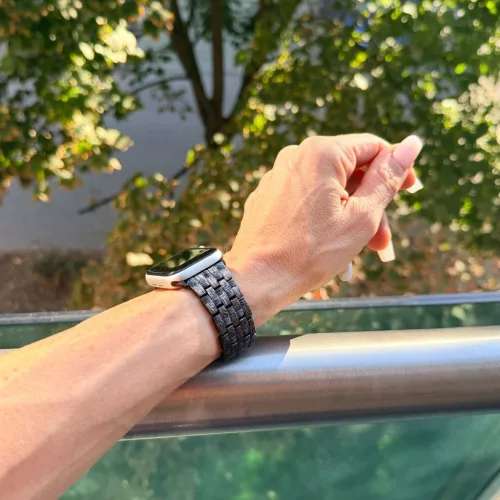 Apple Watch CrossLink fém szíj / fekete/ 40/41 és 42mm