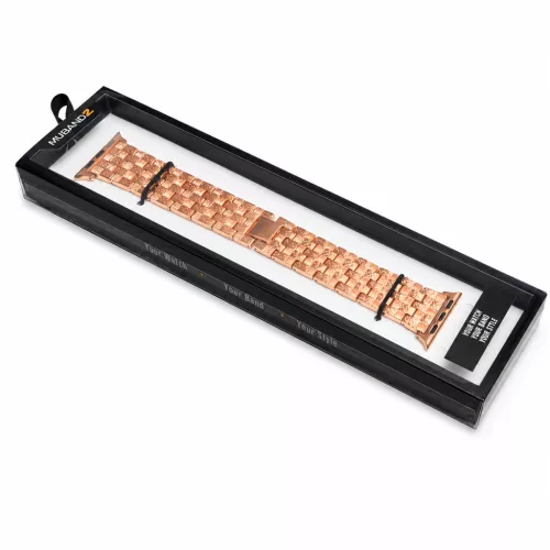 Apple Watch CrossLink fém szíj / rosegold/ 40/41 és 42mm