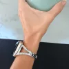 Apple Watch RoyalGrace fém szíj / ezüst / 40/41 és 42mm