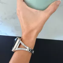 Apple Watch RoyalGrace fém szíj / ezüst / 40/41 és 42mm