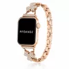 Apple Watch FloralShine fém szíj / rosegold/ 40/41 és 42mm