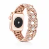 Apple Watch CrystalLace fém szíj / rosegold / 42/44/45/49