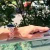 Apple Watch CrystalLace fém szíj / rosegold / 42/44/45/49
