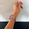 Apple Watch DIamond  fém szíj / pinkarany / 42/44/45/49