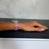 Apple Watch DIamond  fém szíj / pinkarany / 42/44/45/49