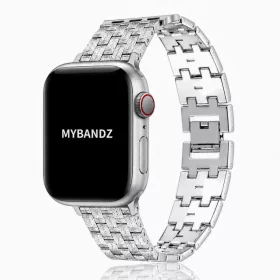Apple Watch CrossLink fém szíj / ezüst / 42/44/45/49