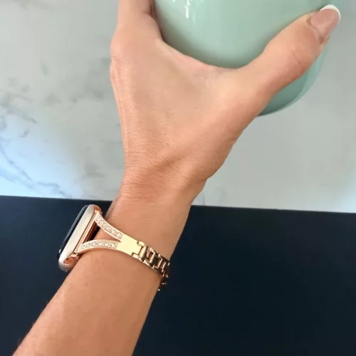 Apple Watch RoyalGrace fém szíj / rosegold/ 42/44/45/49