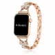 Apple Watch FloralShine fém szíj / rosegold/ 42/44/45/49