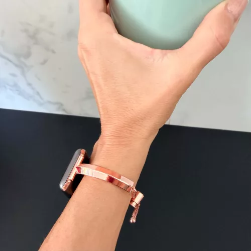 Apple Watch SilkChain fém szíj / rosegold / 42/44/45/49