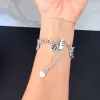 Apple Watch PawCharm fém szíj / ezüst/ 42/44/45/49