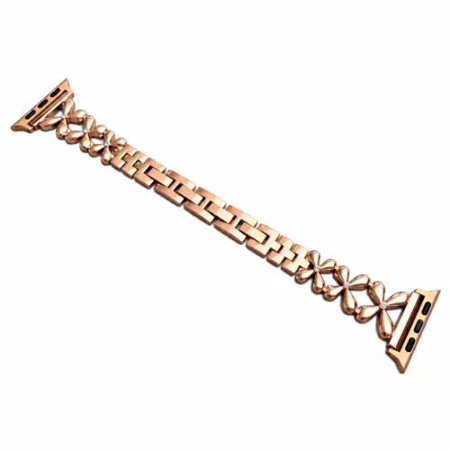 Apple Watch FloralCharm fém szíj / rosegold/ 42/44/45/49