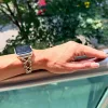 Apple Watch FloralCharm fém szíj / arany / 42/44/45/49