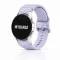 MYBANDZ Waves szilikon óraszíj-levendula/Samsung Galaxy Watch 4-5-6-7