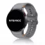 MYBANDZ Waves szilikon óraszíj-sötétszürke/Samsung Galaxy Watch 4-5-6-7