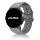 MYBANDZ Waves szilikon óraszíj-sötétszürke/Samsung Galaxy Watch 4-5-6-7