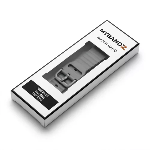 MYBANDZ Waves szilikon óraszíj-sötétszürke/Samsung Galaxy Watch 4-5-6-7