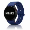 MYBANDZ Waves szilikon óraszíj-mélykék/Samsung Galaxy Watch 4-5-6-7