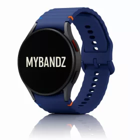   MYBANDZ Waves szilikon óraszíj-mélykék/Samsung Galaxy Watch 4-5-6-7