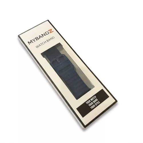 MYBANDZ Waves szilikon óraszíj-mélykék/Samsung Galaxy Watch 4-5-6-7