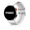 MYBANDZ Waves szilikon óraszíj-fehér/Samsung Galaxy Watch 4-5-6-7