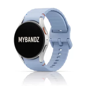   MYBANDZ Waves szilikon óraszíj-babakék/Samsung Galaxy Watch 4-5-6-7