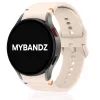 MYBANDZ Waves szilikon óraszíj-púder/Samsung Galaxy Watch 4-5-6-7