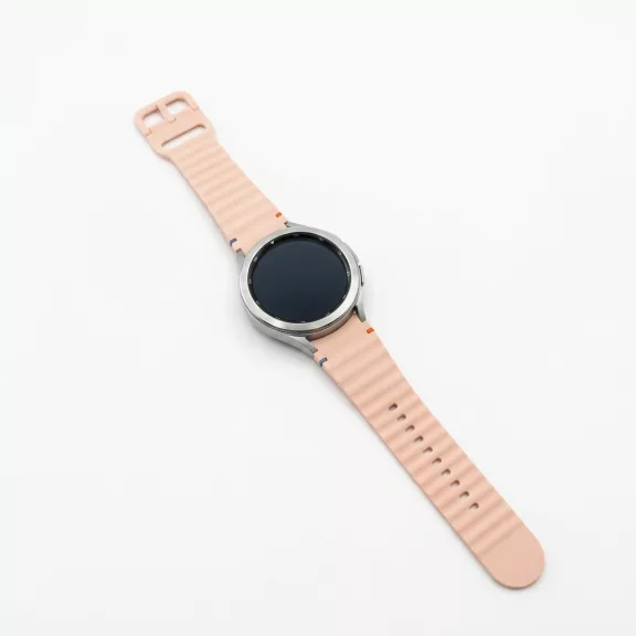 MYBANDZ Waves szilikon óraszíj-púder/Samsung Galaxy Watch 4-5-6-7