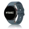 MYBANDZ Waves szilikon óraszíj-szürkéskék/Samsung Galaxy Watch 4-5-6-7