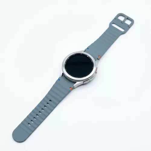 MYBANDZ Waves szilikon óraszíj-szürkéskék/Samsung Galaxy Watch 4-5-6-7