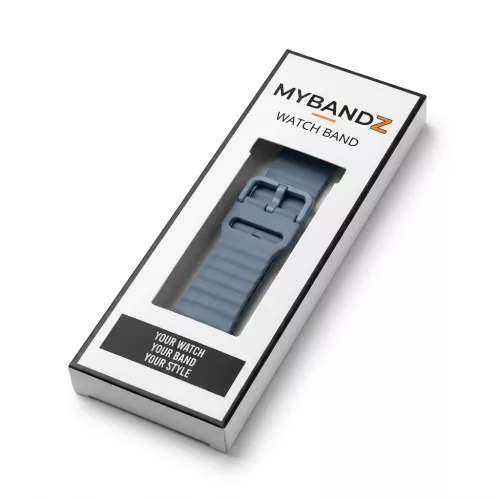 MYBANDZ Waves szilikon óraszíj-szürkéskék/Samsung Galaxy Watch 4-5-6-7