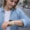 Apple Watch Paw szilikon óraszíj/bézs/44/45/46/49 mm