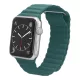Apple Watch mágneses bőróraszíj /zöldeskék/ 44/45/46/49 mm
