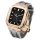Apple Watch GymBro szíj és tok -szürke(rosegold) - 45 mm