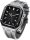 Apple Watch GymBro szíj és tok -szürke(ezüst-fekete) - 44 mm