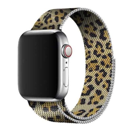 Apple Watch milánói fém óraszíj /leopard/ 42/44/45/49 mm