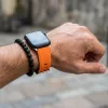 Apple Watch Adventure szilikon óraszíj-narancs-szürke 44/45/46 és 49 mm
