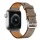 Apple Watch elegáns bőróraszíj / szürkésbarna / ezüst csattal 44/45/46/49 mm
