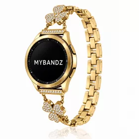 MYBANDZ FloralShine fém szíj /arany/ 22 mm