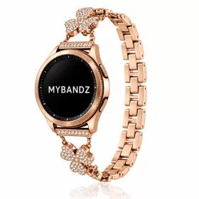 MYBANDZ FloralShine fém szíj /rosegold/ 22 mm