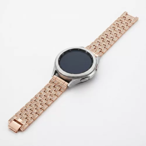 MYBANDZ Diamond fém óraszíj- rosegold 22 mm