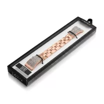 MYBANDZ Köves karpánt szíj- rosegold 22 mm